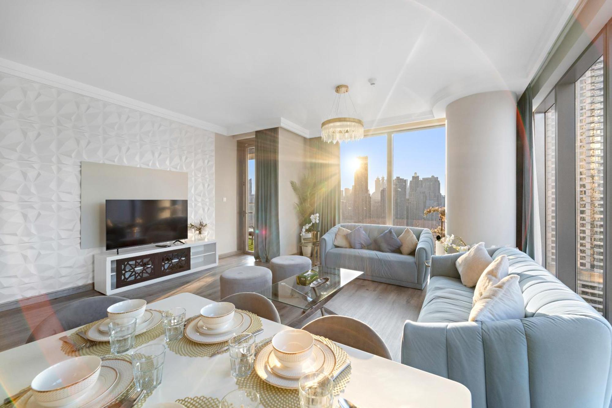 First Class 2Br With Full Burj Khalifa And Fountain View Dubai Eksteriør billede