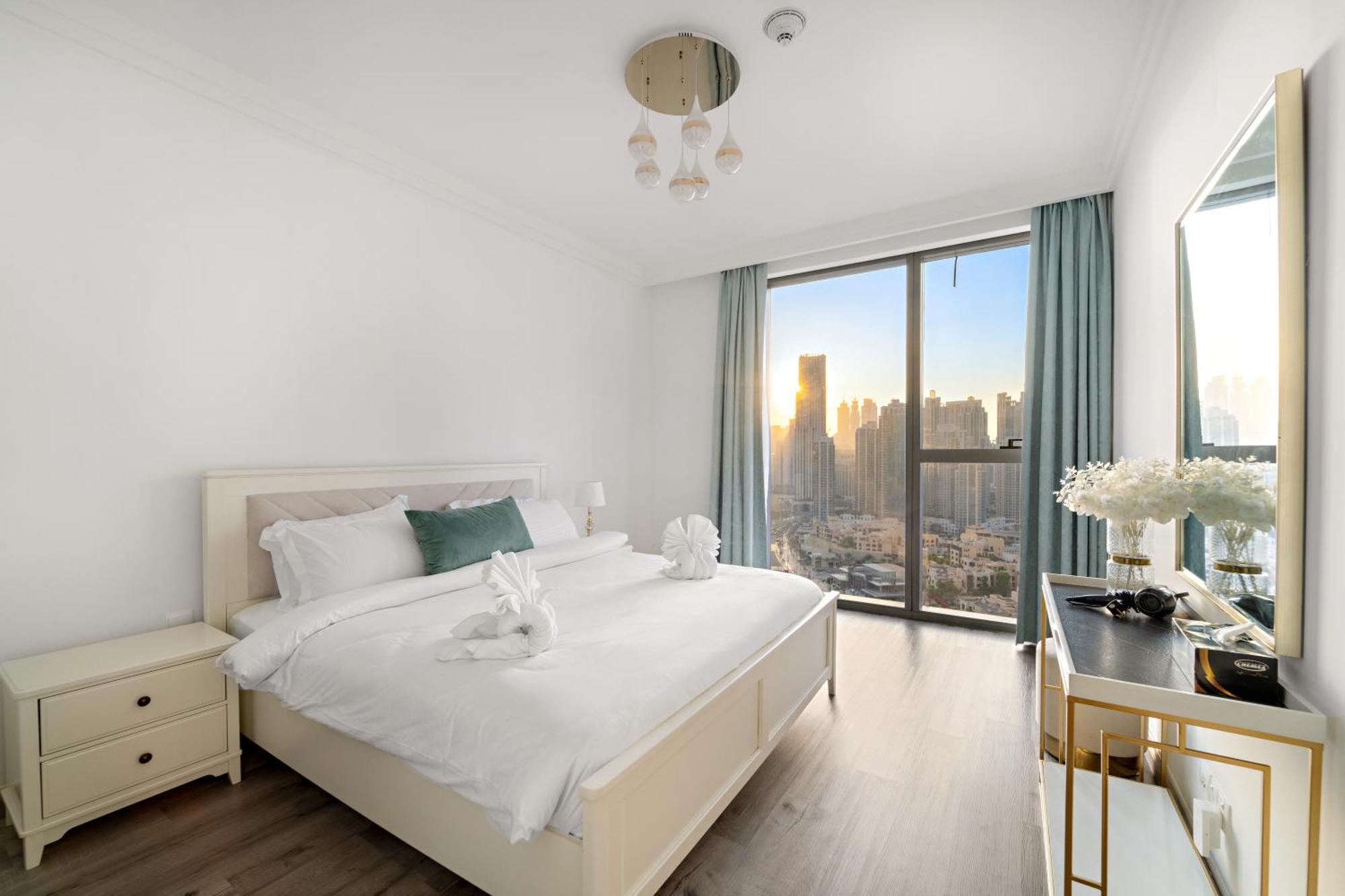 First Class 2Br With Full Burj Khalifa And Fountain View Dubai Eksteriør billede